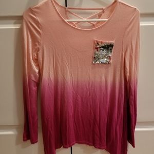 Justice Hi-Lo Long Sleeved Shirt